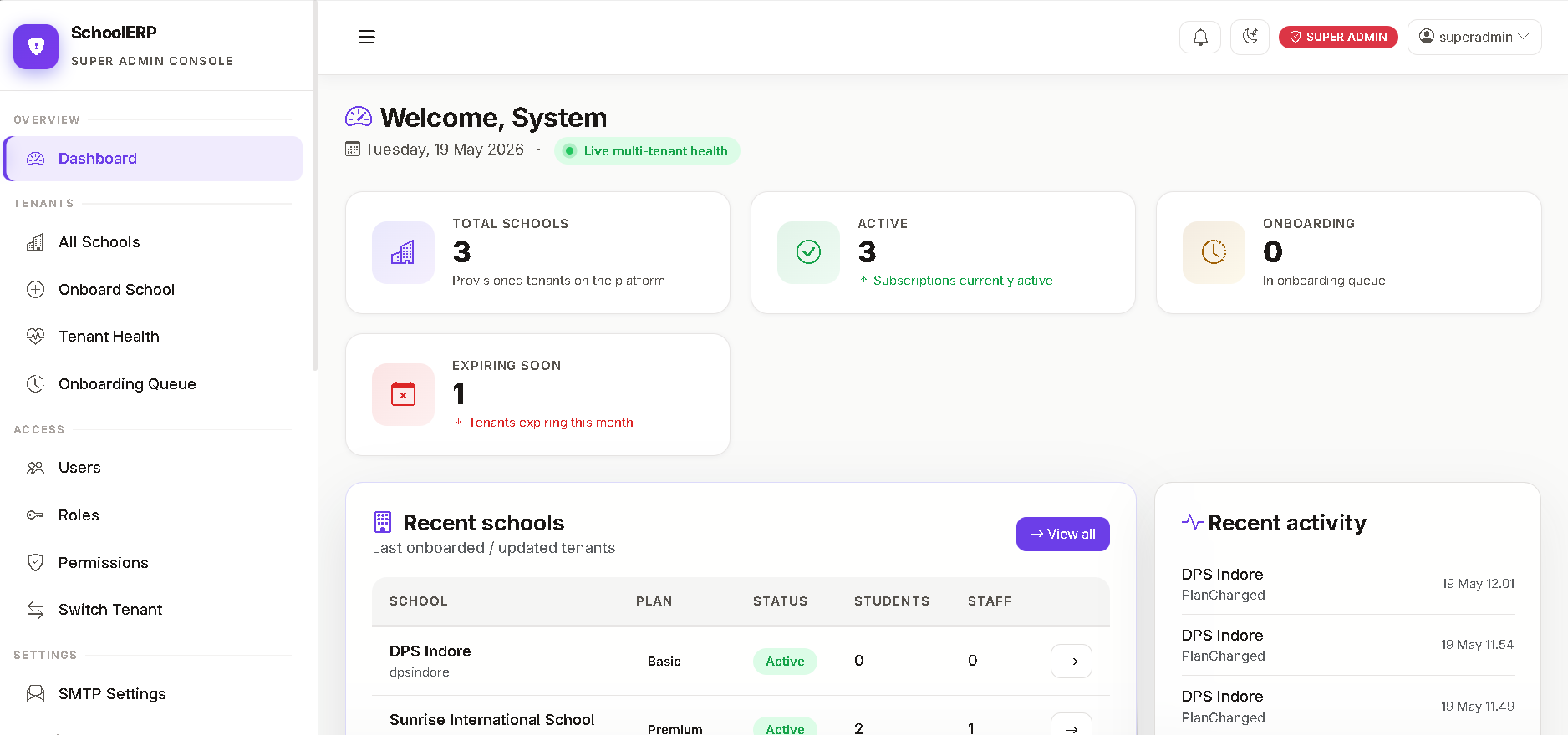 School ERP Analytics